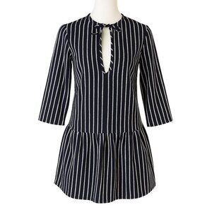 The Fifth Label Poppy Stripe LS Popover Mini Dress Small